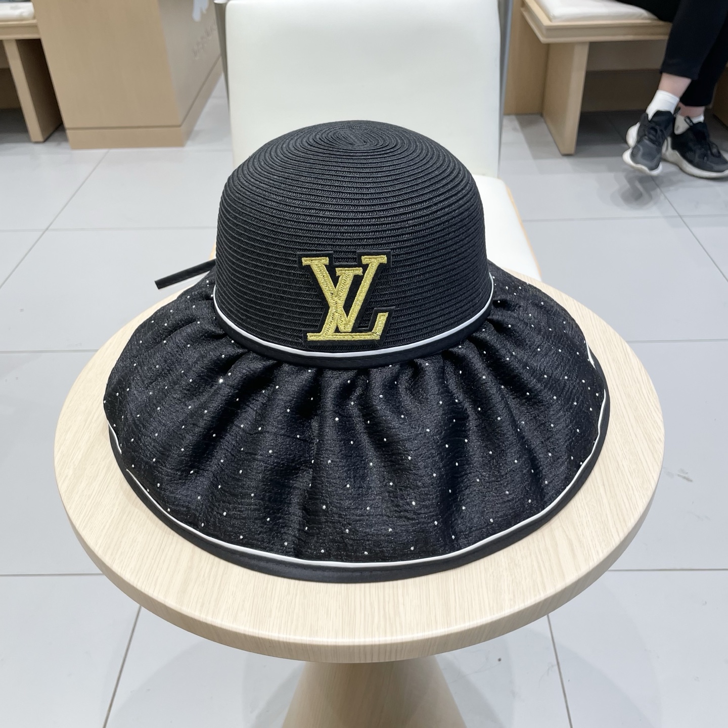 🧢路易威登棒球帽 LouisVuitton😍2025时尚新款透气防晒夏季遮阳帽女韩版防紫外线大檐高品质渔
