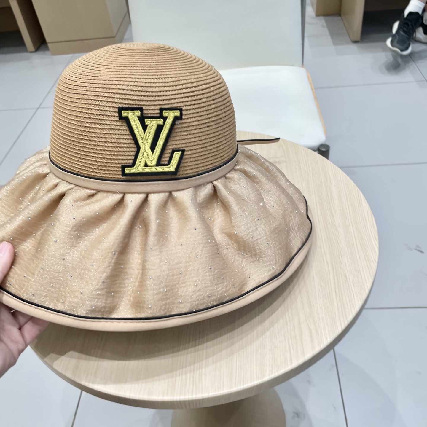 🧢路易威登棒球帽 LouisVuitton😍2025时尚新款透气防晒夏季遮阳帽女韩版防紫外线大檐高品质渔