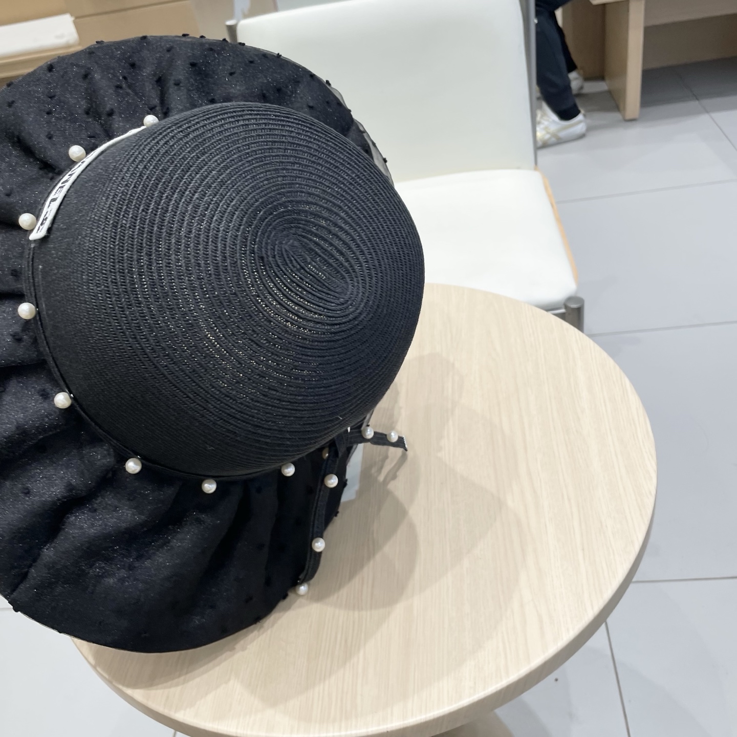  Chanel香奈儿夏季大檐显脸小优雅遮阳帽女时尚百搭蝴蝶结防晒帽海边出游渔夫帽