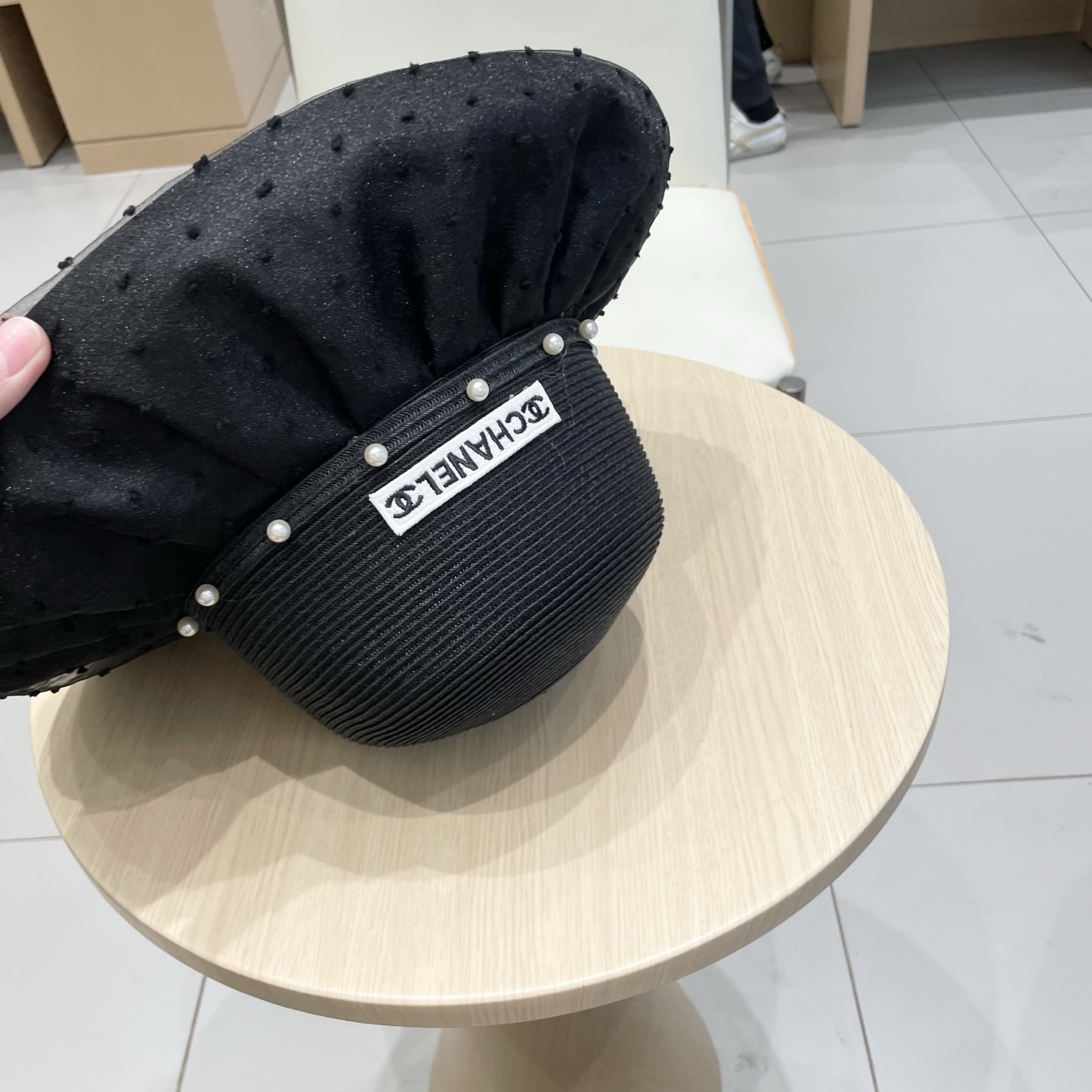  Chanel香奈儿夏季大檐显脸小优雅遮阳帽女时尚百搭蝴蝶结防晒帽海边出游渔夫帽