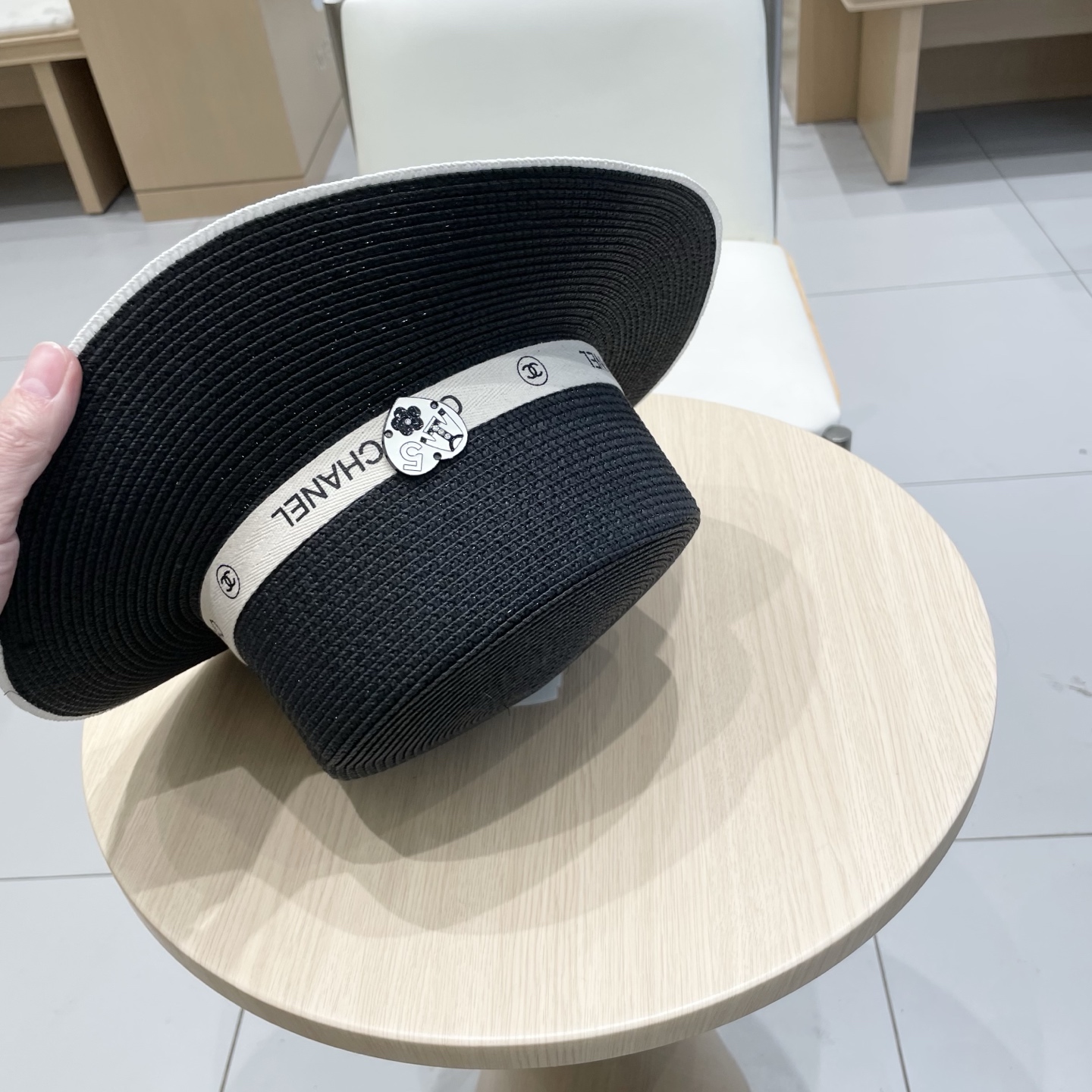  香奈儿CHANEL2025新款草帽，高级定制，名媛风，细节待上，夏季防晒防紫外线，出行必备，百搭好看