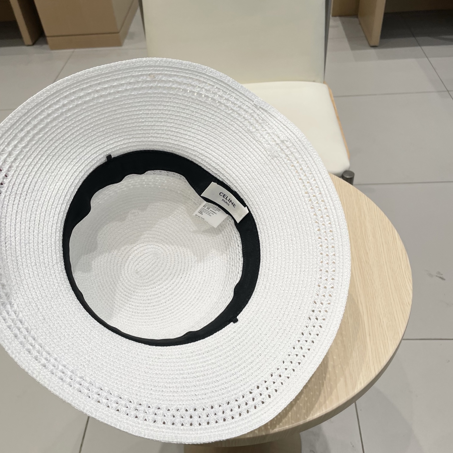 P137 Selenecelien’s new straw hat, round top hat, 57 cm - 图片 9