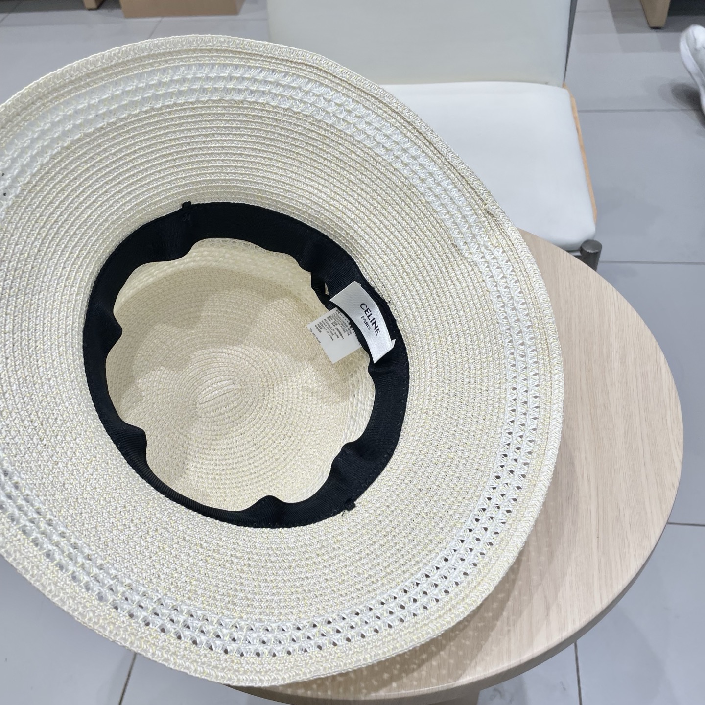 P137 Selenecelien’s new straw hat, round top hat, 57 cm - 图片 8