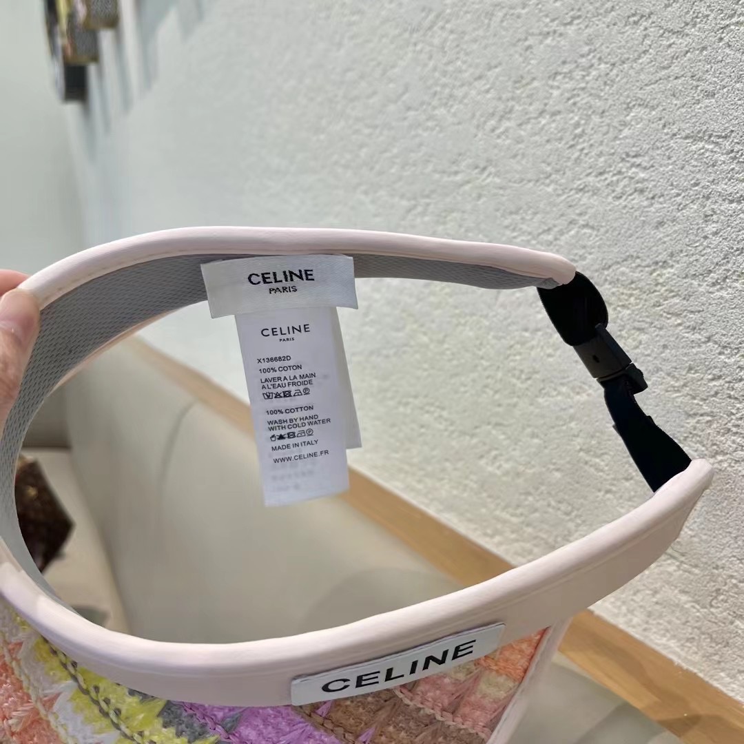  赛琳 Celine空顶uv防晒帽女夏季防紫外线大帽檐沙滩遮阳草帽骑车遮脸太阳帽子