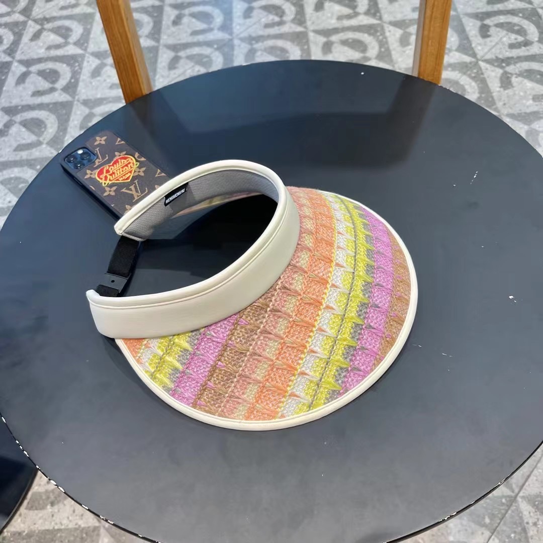  赛琳 Celine空顶uv防晒帽女夏季防紫外线大帽檐沙滩遮阳草帽骑车遮脸太阳帽子