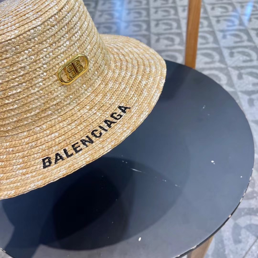 Parisian Balenciaga 2024 Morning New Barley Weeding Cap: One-Size-Fits-All Street Selection - 图片 3