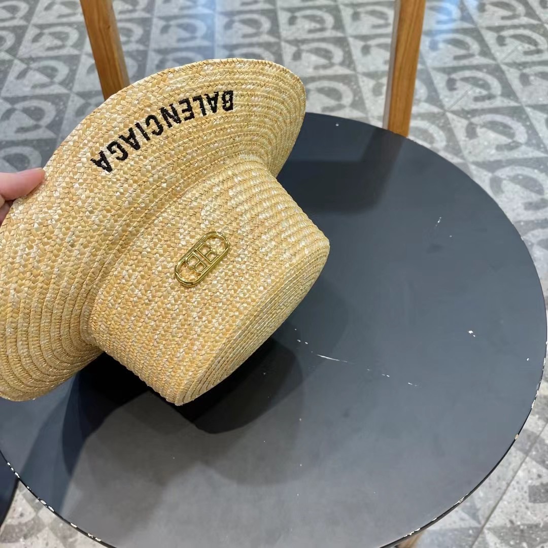 Parisian Balenciaga 2024 Morning New Barley Weeding Cap: One-Size-Fits-All Street Selection - 图片 8