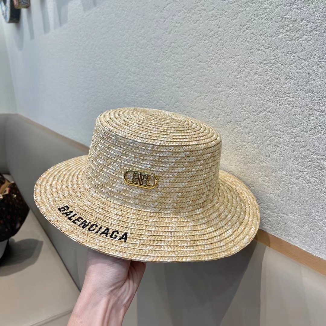 Parisian Balenciaga 2024 Morning New Barley Weeding Cap: One-Size-Fits-All Street Selection - 图片 7