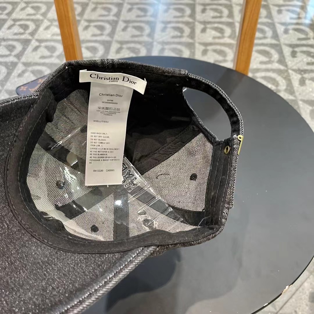 P105 Dior Diordio cap, male and female baseball cap, headline 57 cm - 图片 7