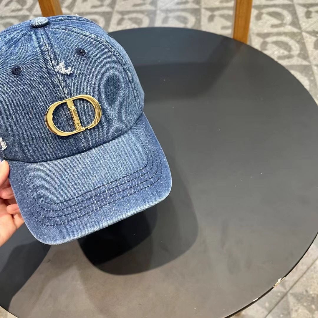 P105 Dior Diordio cap, male and female baseball cap, headline 57 cm - 图片 4