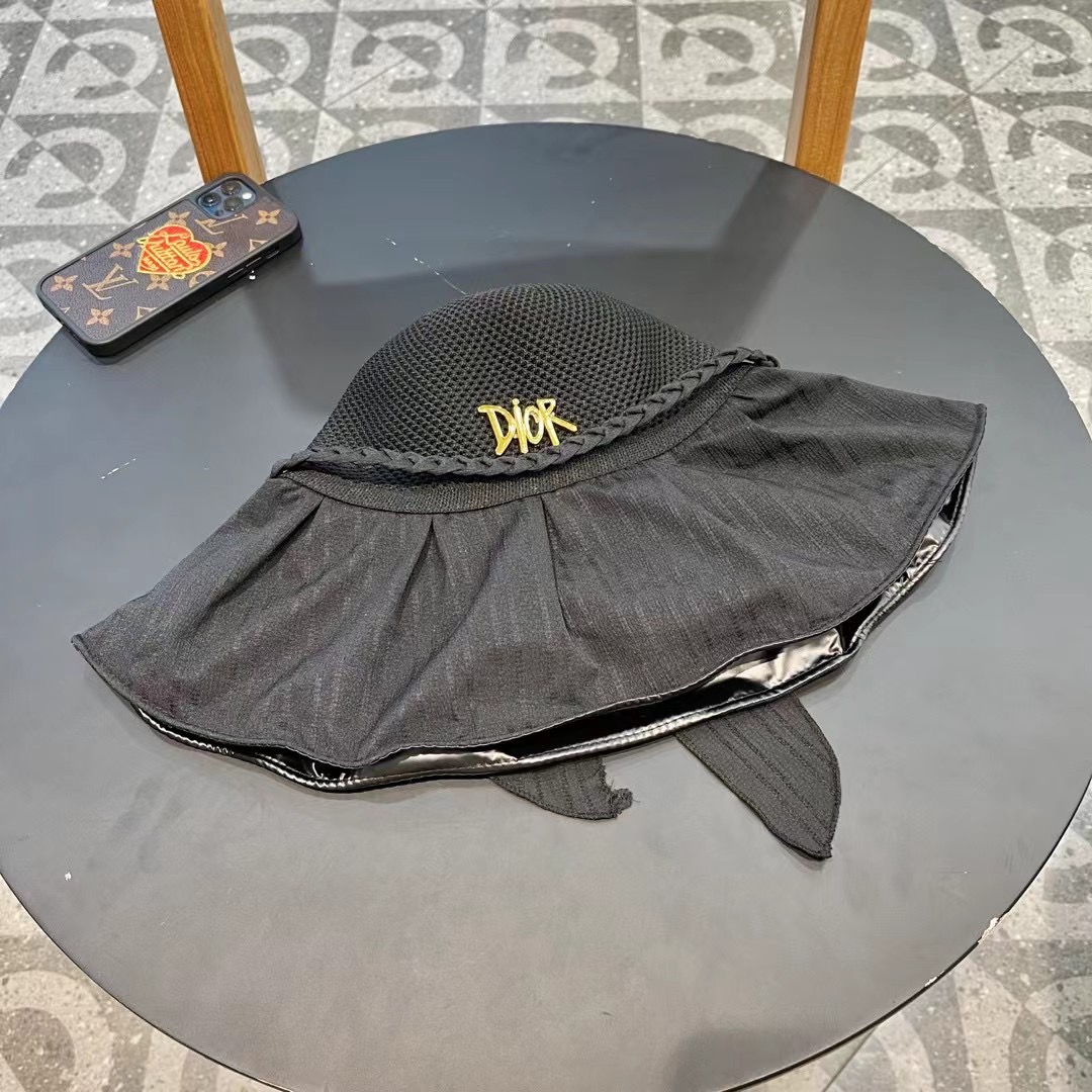 P126 The Diordeo’s new black gel sunshield, butterflies tan-proof outdoor suncaps - 图片 2