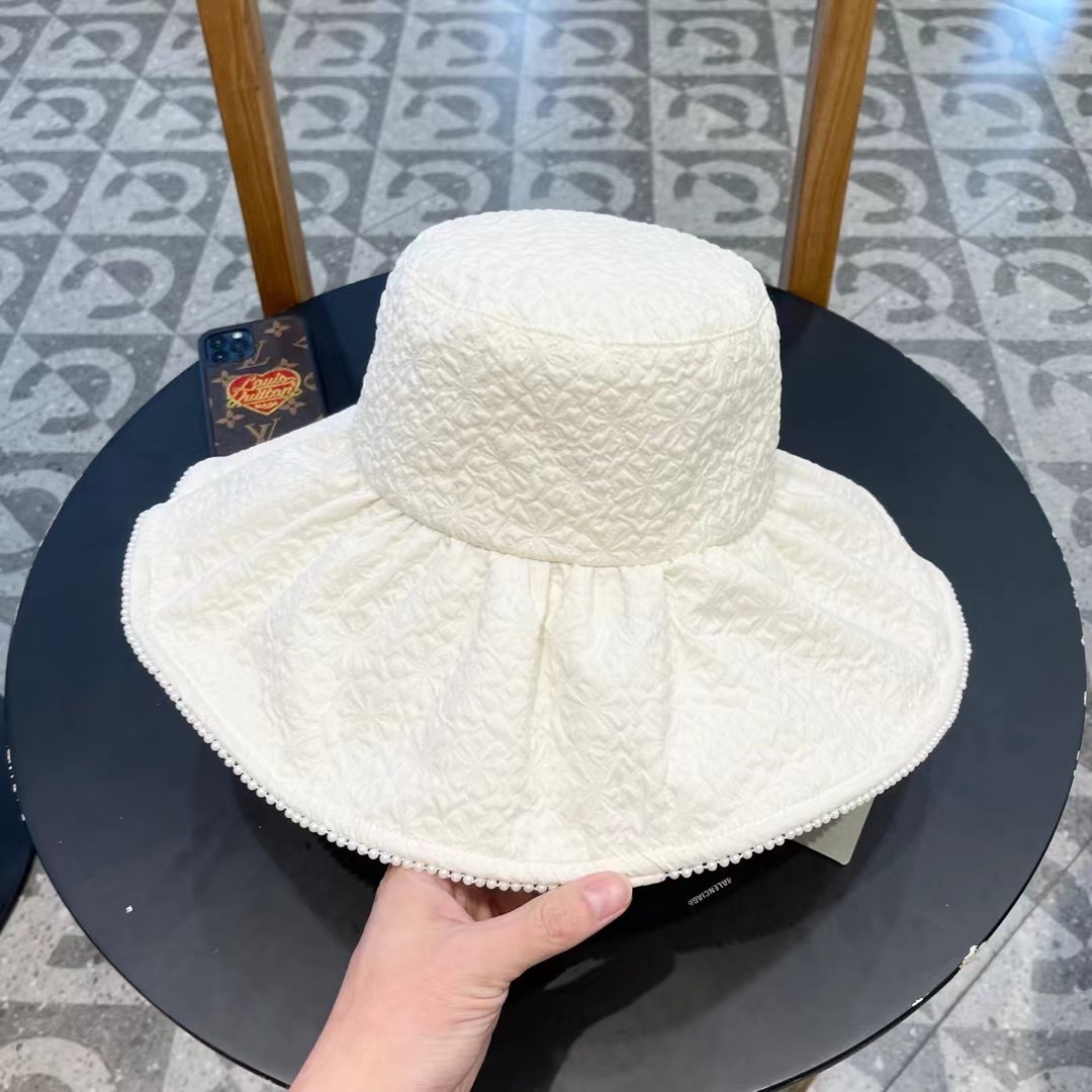 P126 BALENCIAGA Parisian 2024 new fisherman hat, tarp hat, simple leisure 100 centimetres, headline 57 cm - 图片 4