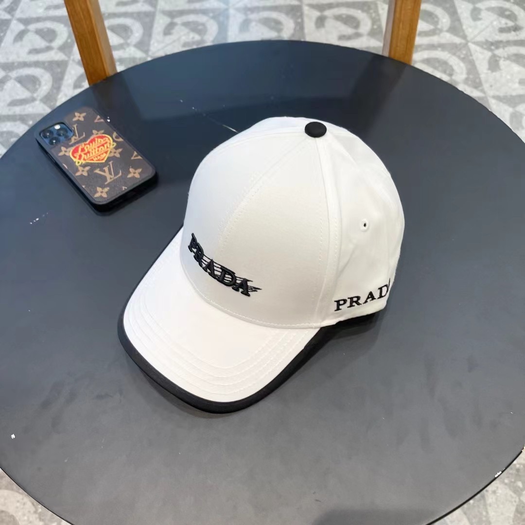 P105 Prada, new baseball cap, new duck tongue cap, both male and female, 57 cm headband - 图片 2