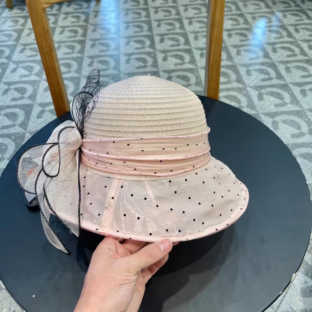 Dior 韩版遮脸时尚太阳帽女夏大花户外折叠防紫外线遮阳帽出游百搭大沿