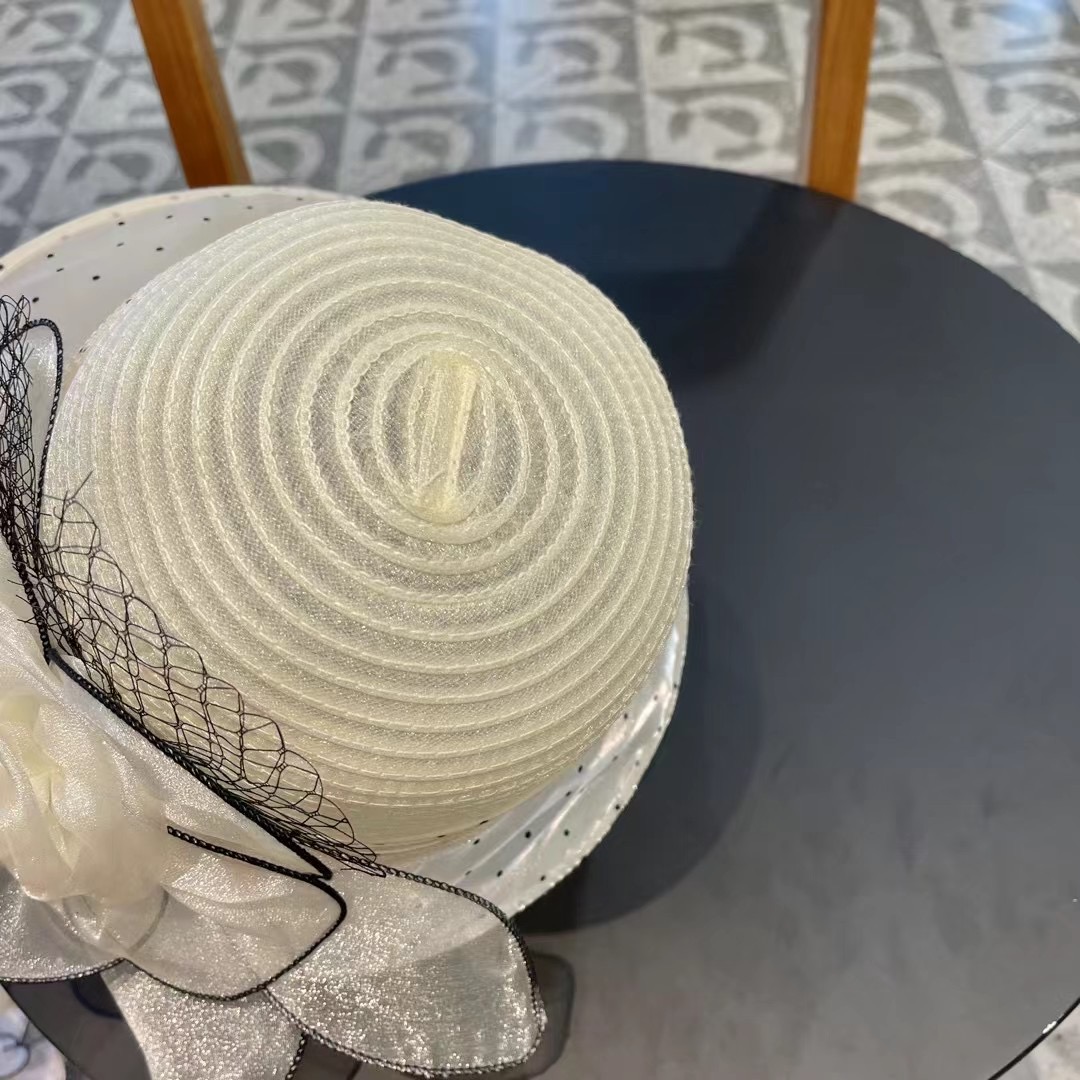 Dior 韩版遮脸时尚太阳帽女夏大花户外折叠防紫外线遮阳帽出游百搭大沿