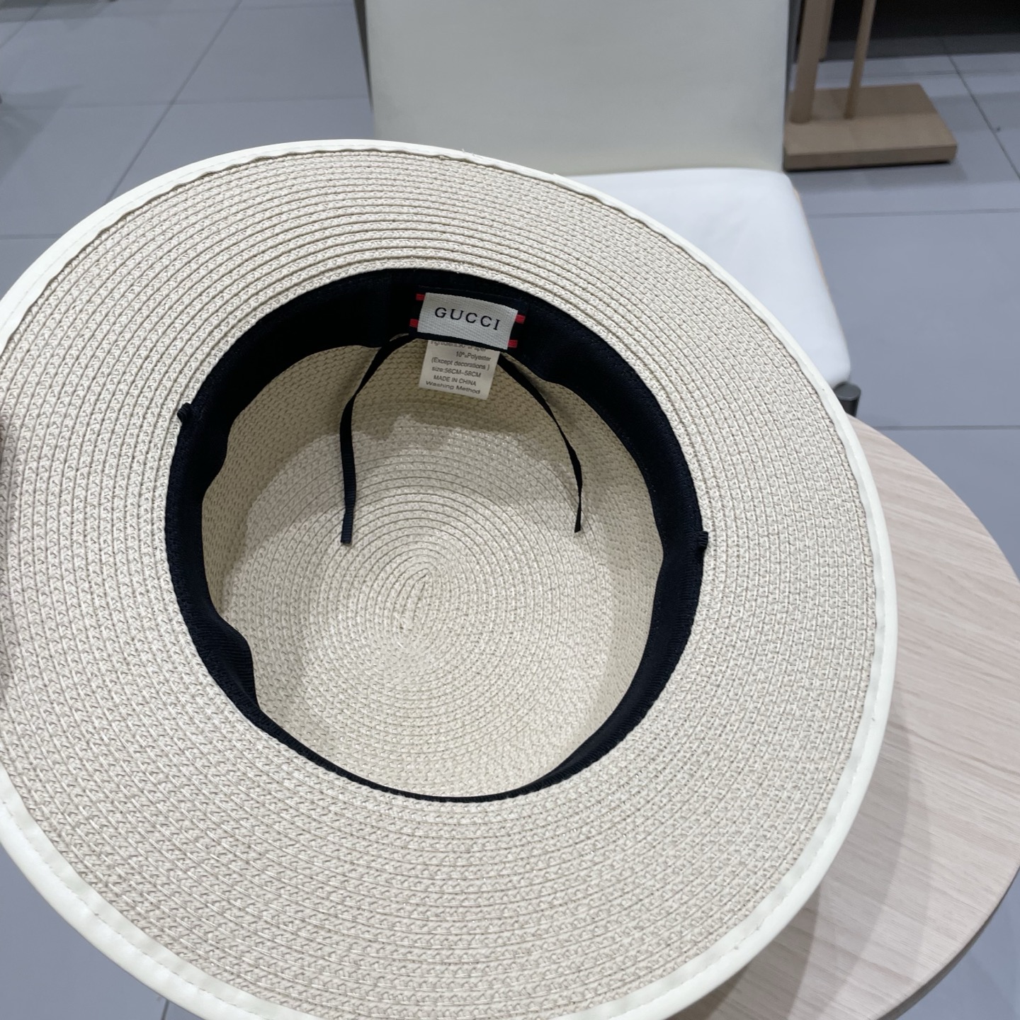   Gucci古奇2025新款草帽，名媛风遮阳帽，，旅游出街必备