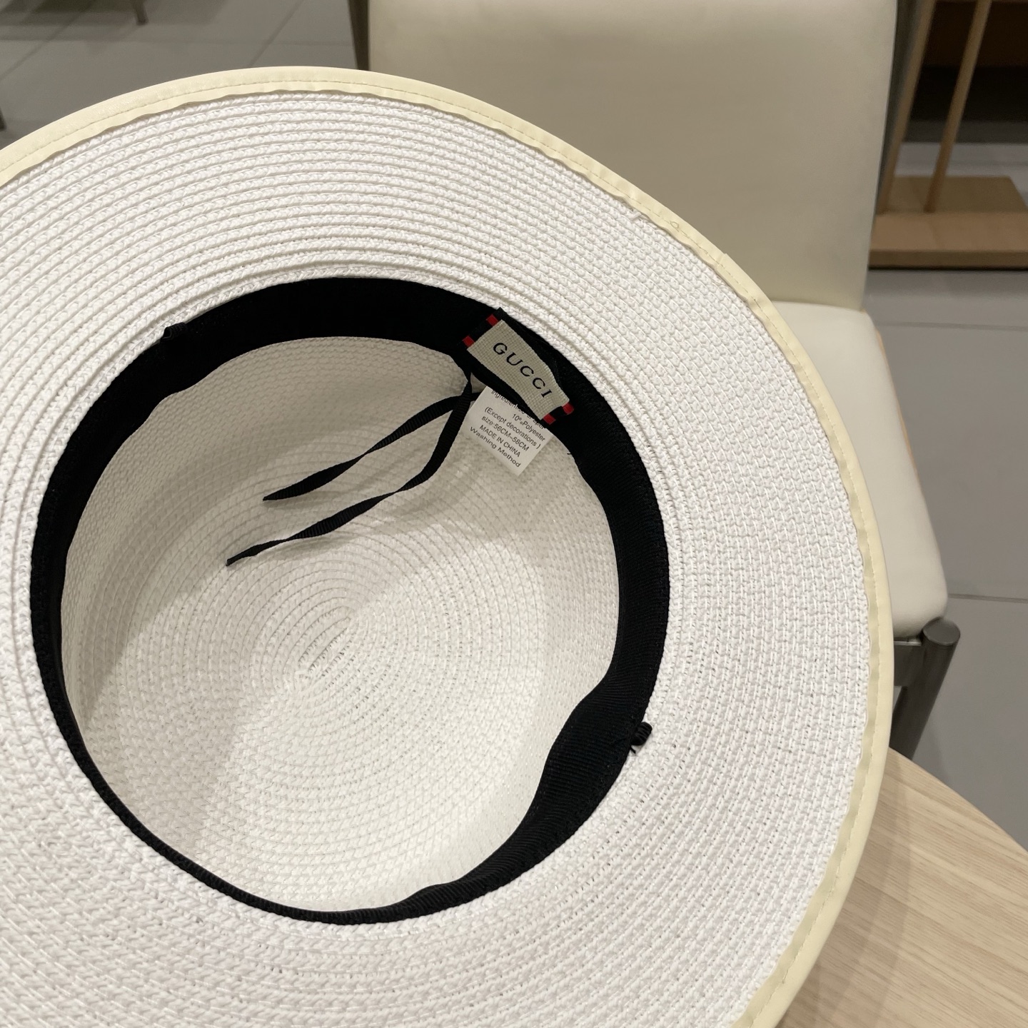   Gucci古奇2025新款草帽，名媛风遮阳帽，，旅游出街必备