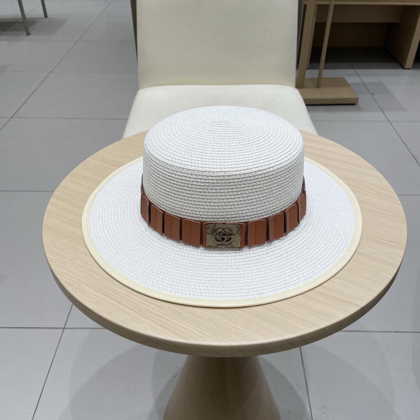   Gucci古奇2025新款草帽，名媛风遮阳帽，，旅游出街必备