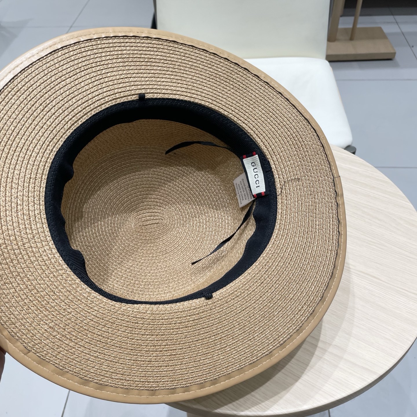   Gucci古奇2025新款草帽，名媛风遮阳帽，，旅游出街必备