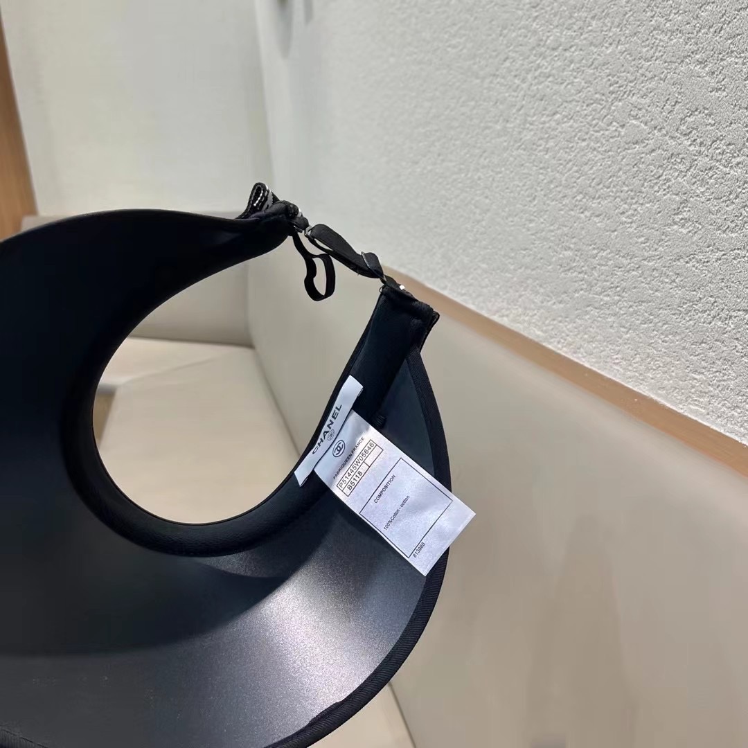  Chanel香奈儿遮阳帽，空顶草帽，可调节