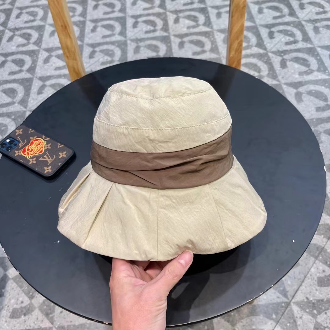  DIOR迪奥 薄款渔夫帽子女款新款夏天透气防晒遮阳帽显脸小户外速干盆帽