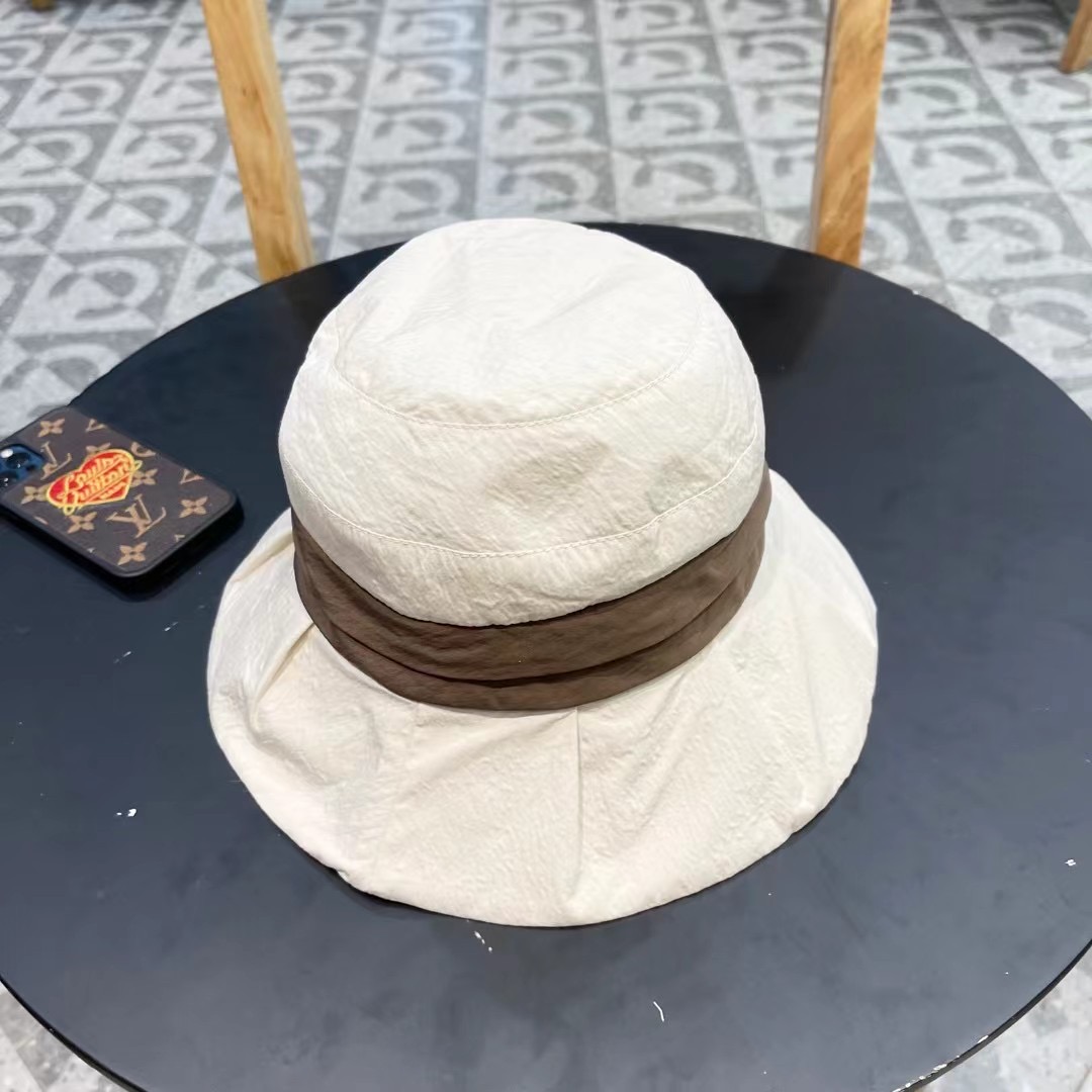  DIOR迪奥 薄款渔夫帽子女款新款夏天透气防晒遮阳帽显脸小户外速干盆帽