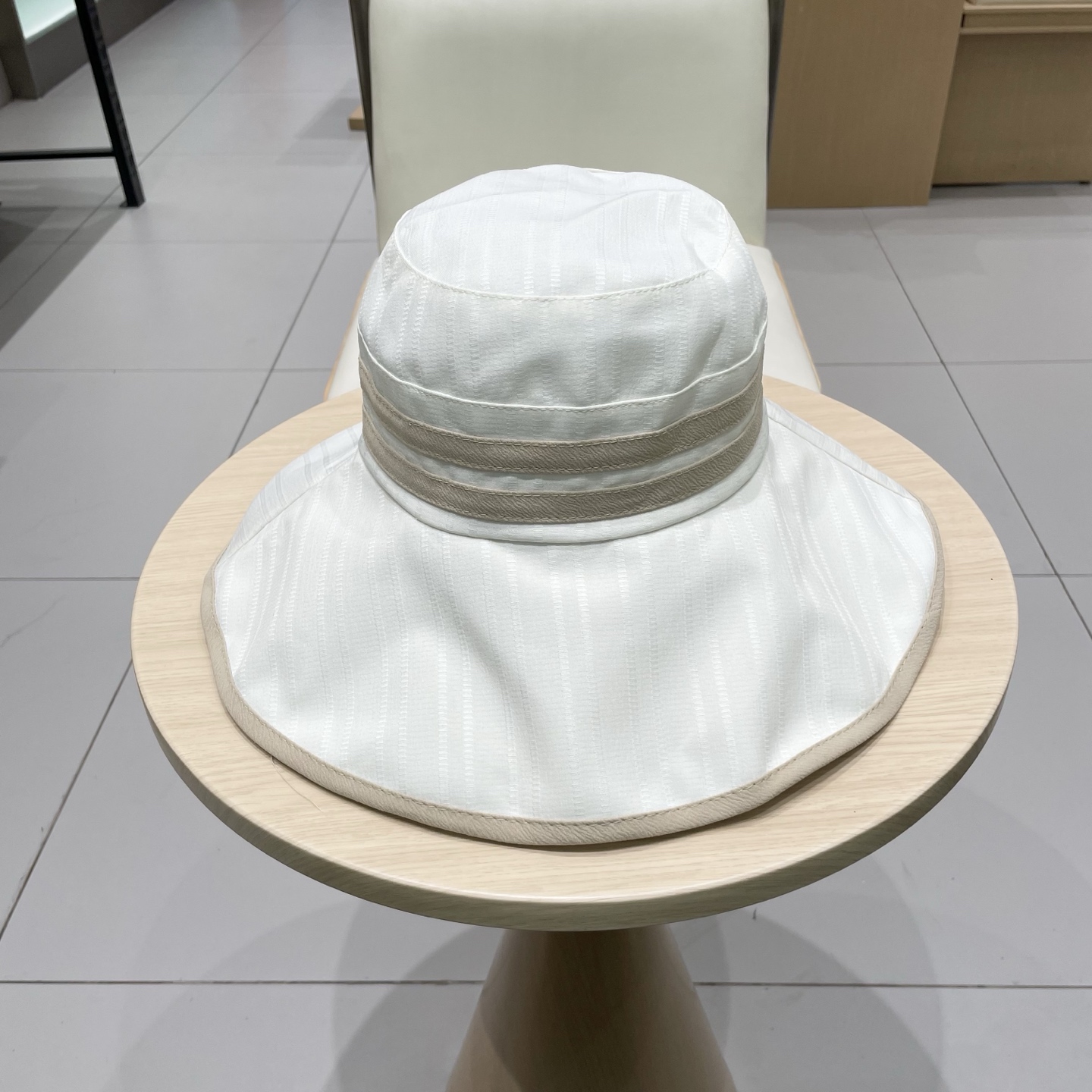  Chanel香奈儿2025新款渔夫帽女春夏季出游大檐防紫外线遮阳帽韩版蝴蝶结太阳帽