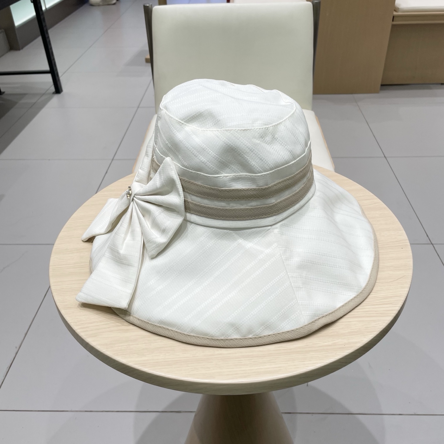  Chanel香奈儿2025新款渔夫帽女春夏季出游大檐防紫外线遮阳帽韩版蝴蝶结太阳帽