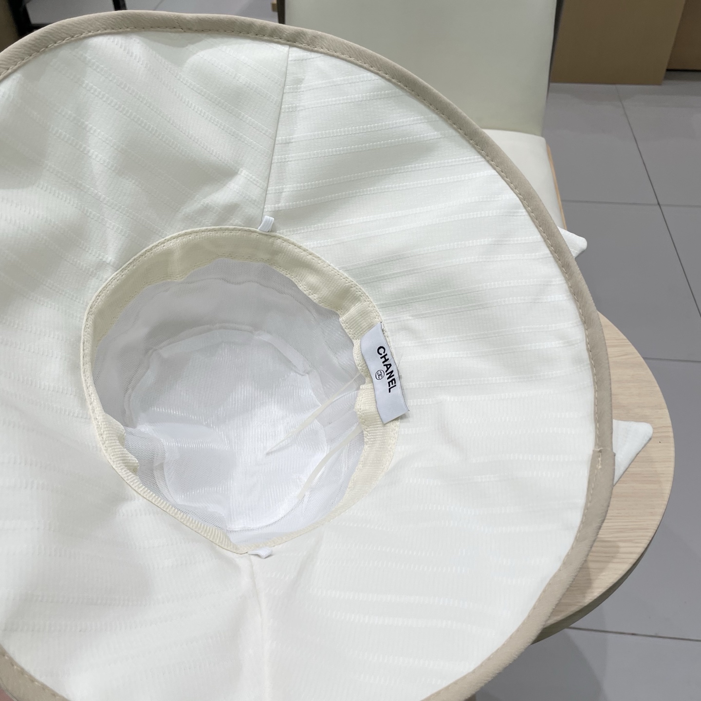  Chanel香奈儿2025新款渔夫帽女春夏季出游大檐防紫外线遮阳帽韩版蝴蝶结太阳帽