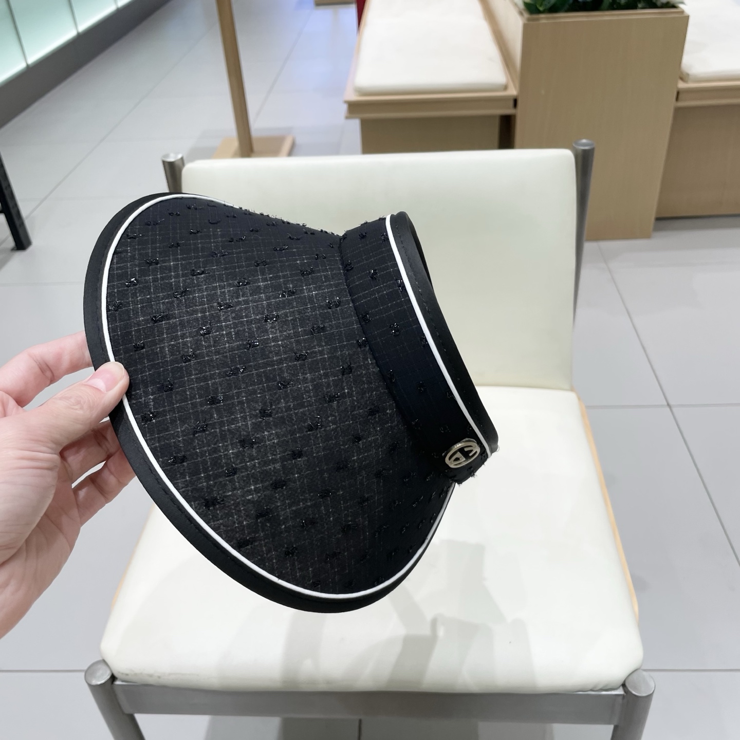 古奇GUCCI2025爆款款遮阳帽空顶帽，超方便！好搭！出街必备