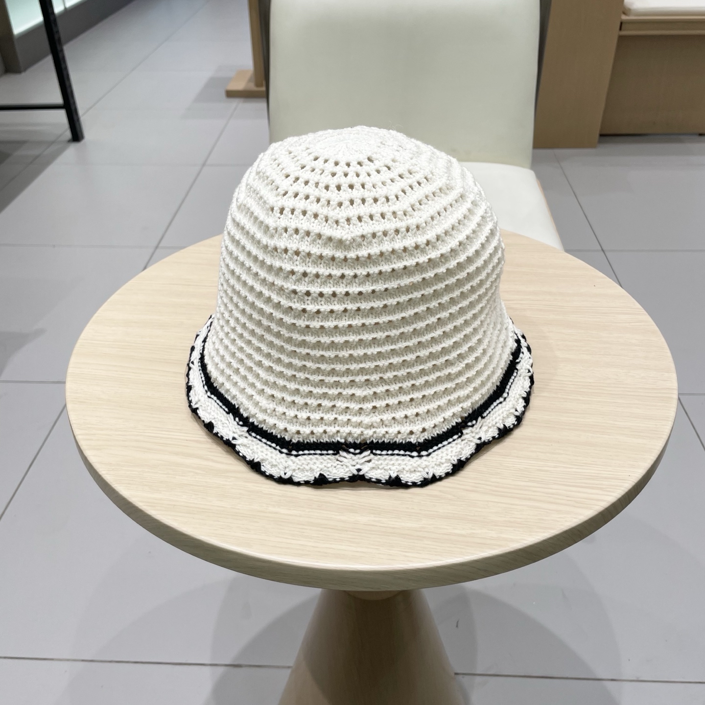 Chanel香奈儿2025镂空渔夫帽夏女透气时尚水桶帽ins风高级感正品韩版百搭盆帽