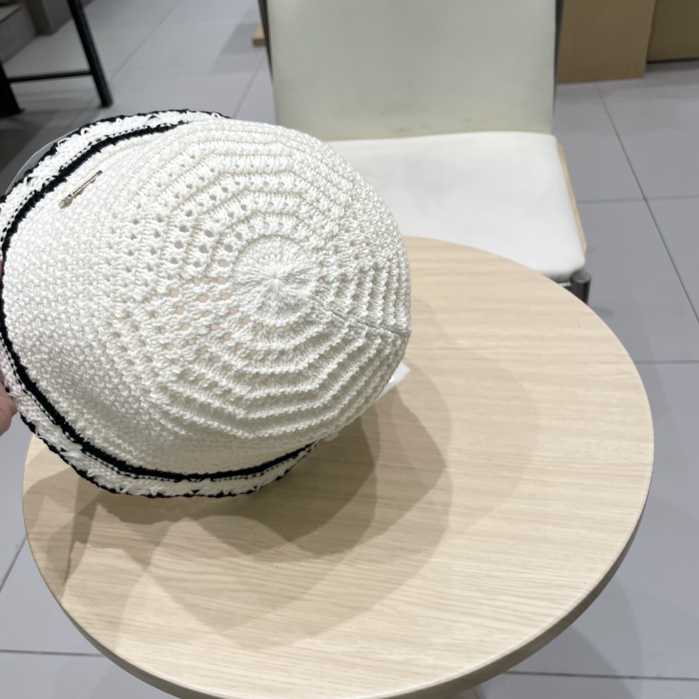 Chanel香奈儿2025镂空渔夫帽夏女透气时尚水桶帽ins风高级感正品韩版百搭盆帽