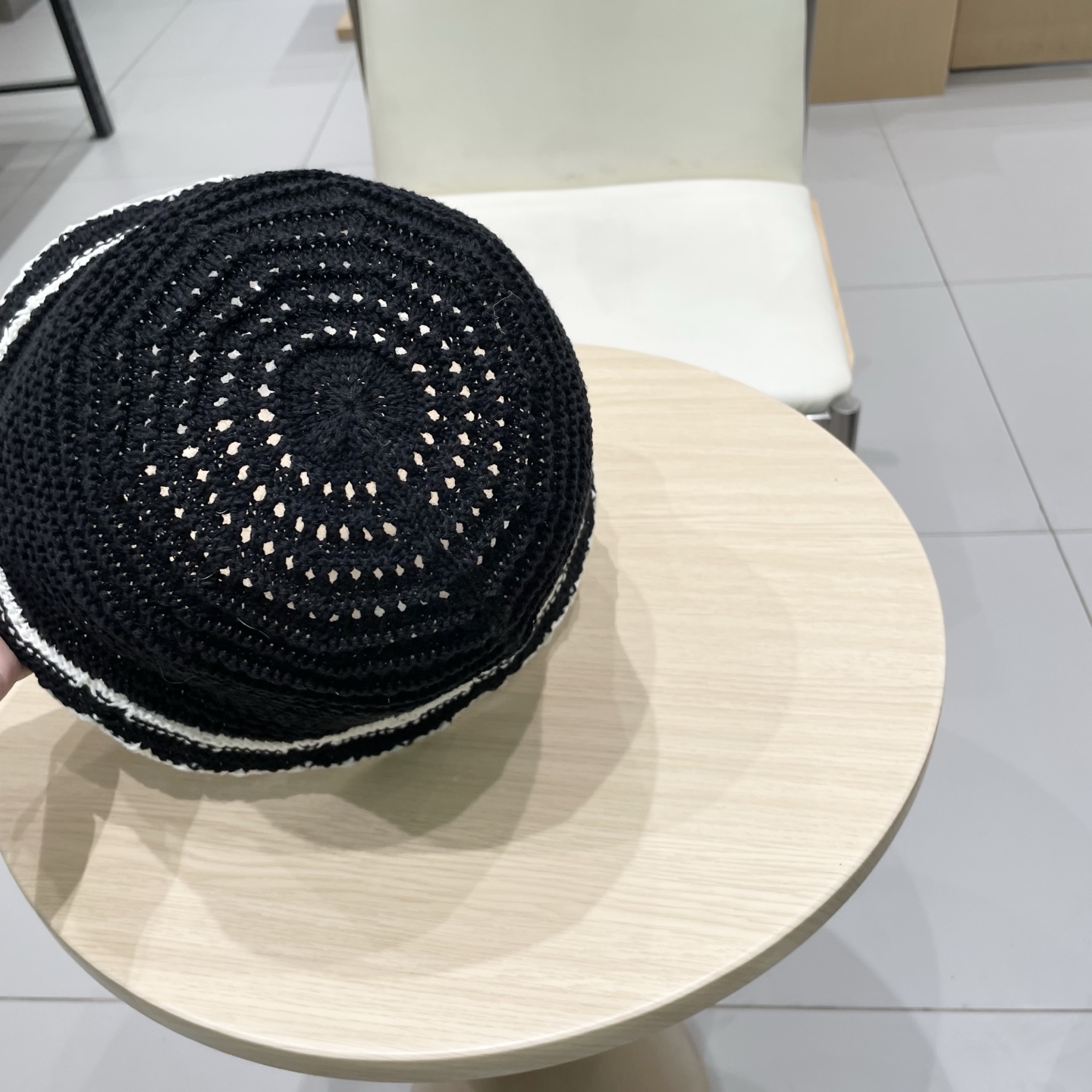 Chanel香奈儿2025镂空渔夫帽夏女透气时尚水桶帽ins风高级感正品韩版百搭盆帽