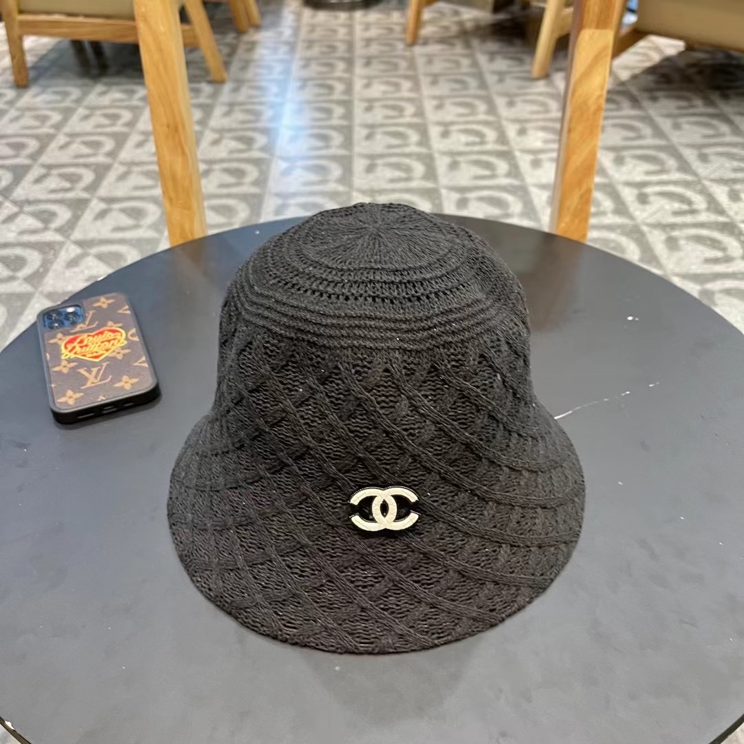 NO:352343,Chanel Chanel summer breathable sun protection knitted fisherman hat women plaid face showing small casual and versatile outing sun protection solid color basin hat straw hat fisherman hat baseball hat, hat, chanel, chanel, espadrilles, hats香奈儿Chanel夏季透气防晒针织渔夫帽子女格纹显脸小休闲百搭出游遮阳纯色盆帽帽子草帽渔夫帽棒球帽,帽子,chanel,chanel,espadrilles,hats,hat