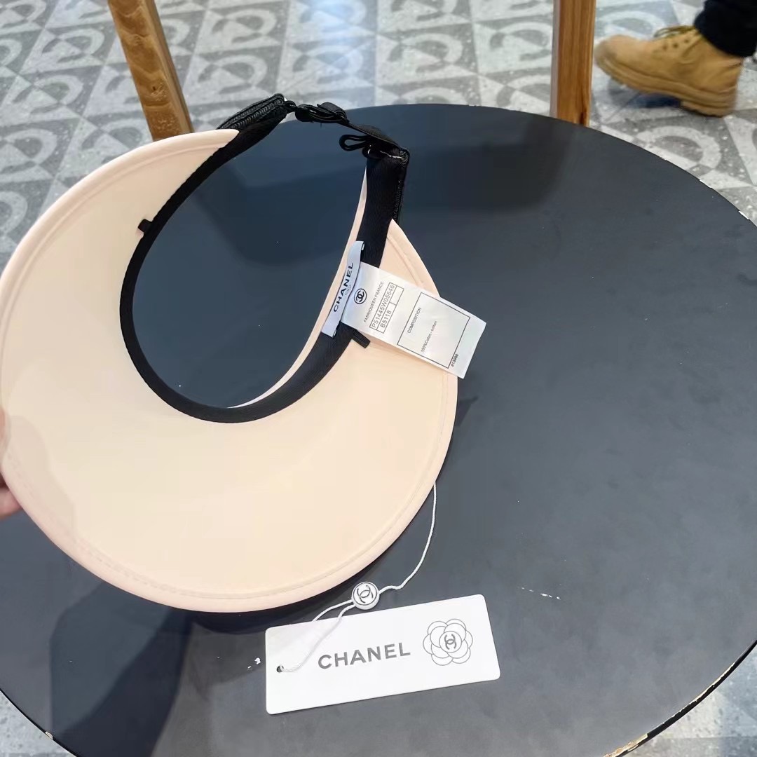   【Chanel香奈儿】2024夏季新款小香风亮片遮阳帽空顶帽，大牌出货，超方便！好搭！出街必备