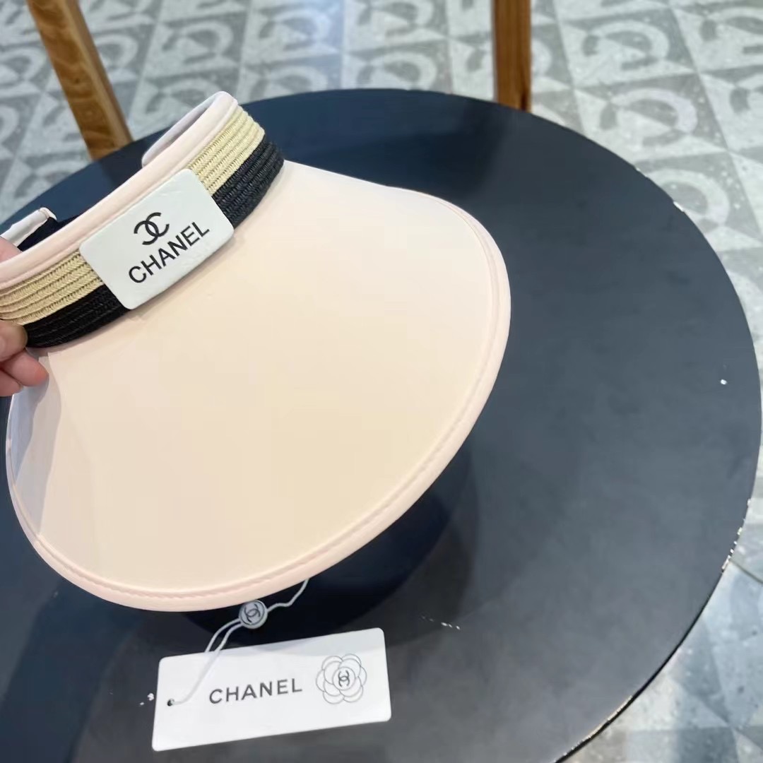   【Chanel香奈儿】2024夏季新款小香风亮片遮阳帽空顶帽，大牌出货，超方便！好搭！出街必备