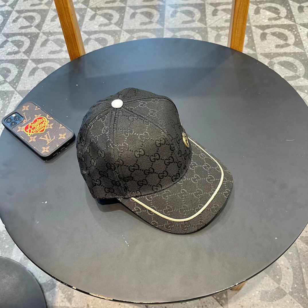  原单品质
GUCCI古奇渔夫帽👒官网新品Gucci棒球帽🧢火爆来袭 工艺非常精美 高档大气上档次！低调