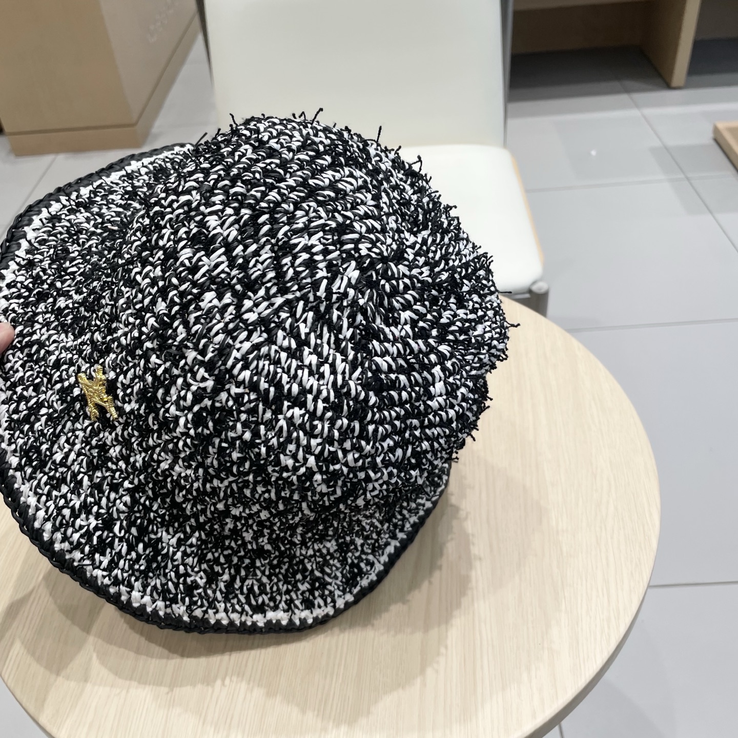  lv路易威登韩版ins手工编织渔夫帽女夏季新款百搭大帽盆帽显脸小防晒遮阳帽
