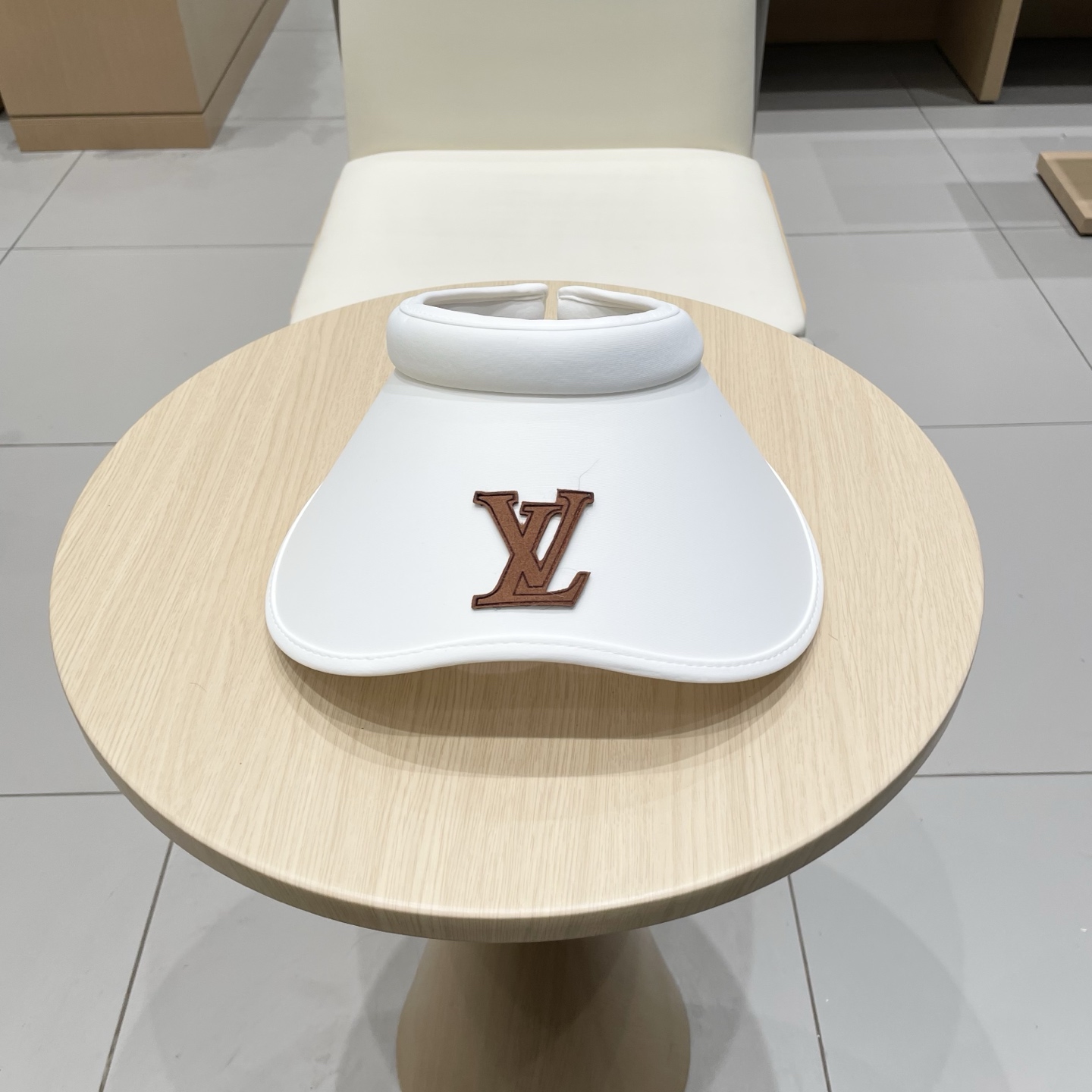  lv路易威登不挡视线桃心冰丝防晒帽女夏季2025新款防紫外线大帽檐空顶遮阳帽