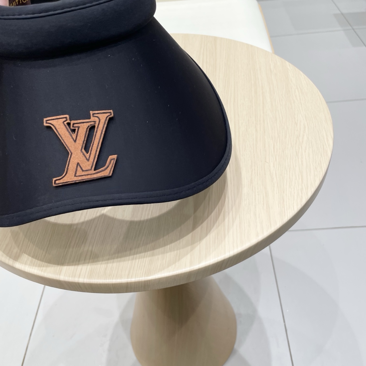  lv路易威登不挡视线桃心冰丝防晒帽女夏季2025新款防紫外线大帽檐空顶遮阳帽