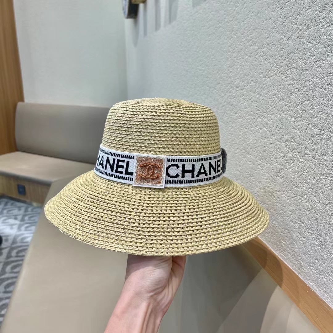  Chanel香奈儿2024新款草帽，高密度制作，一顶超级有品位的草帽了~出街首选！帽型超美腻颜色妥妥，