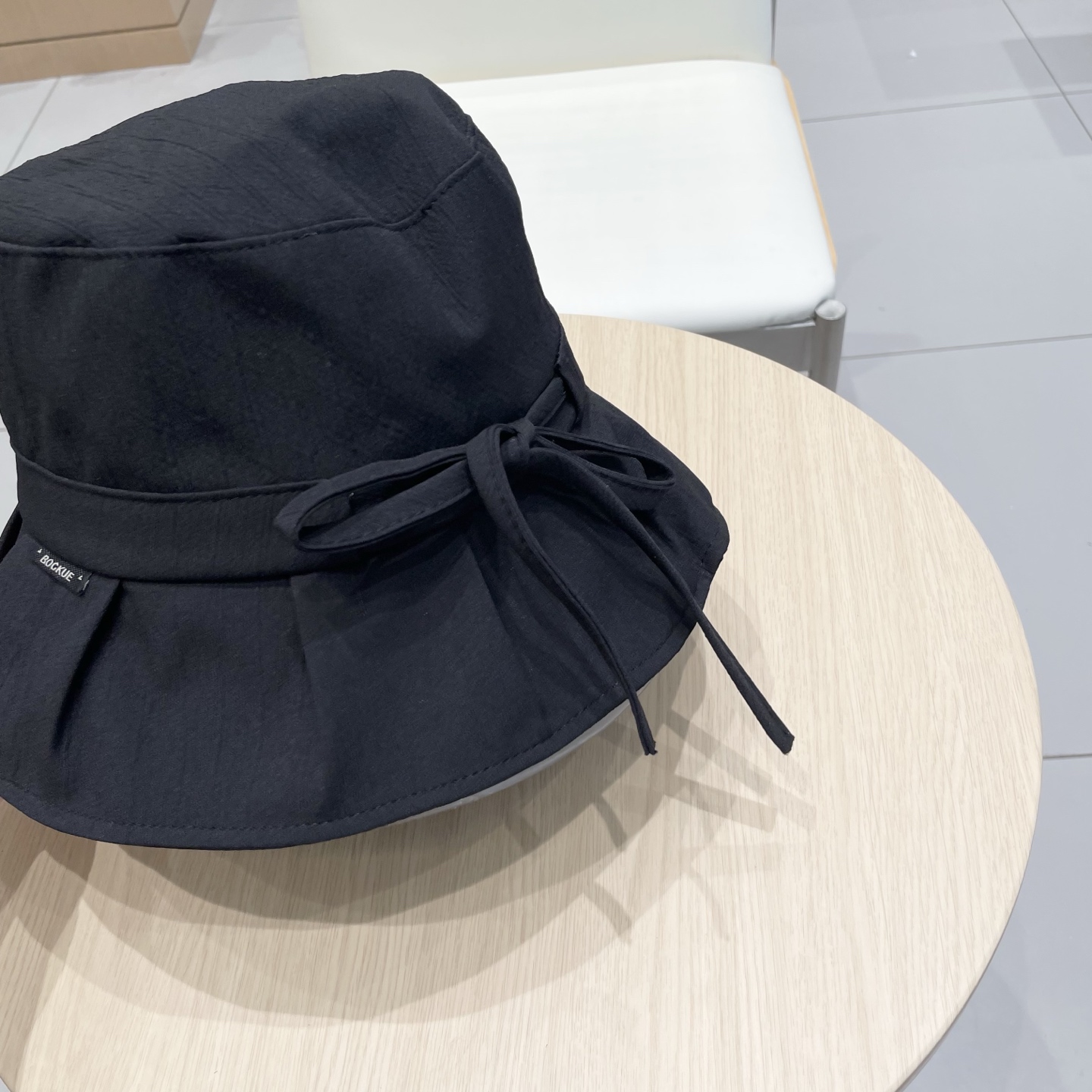  chanel简约荷叶边显脸小渔夫帽子女夏季防紫外线遮阳帽出游防晒帽潮