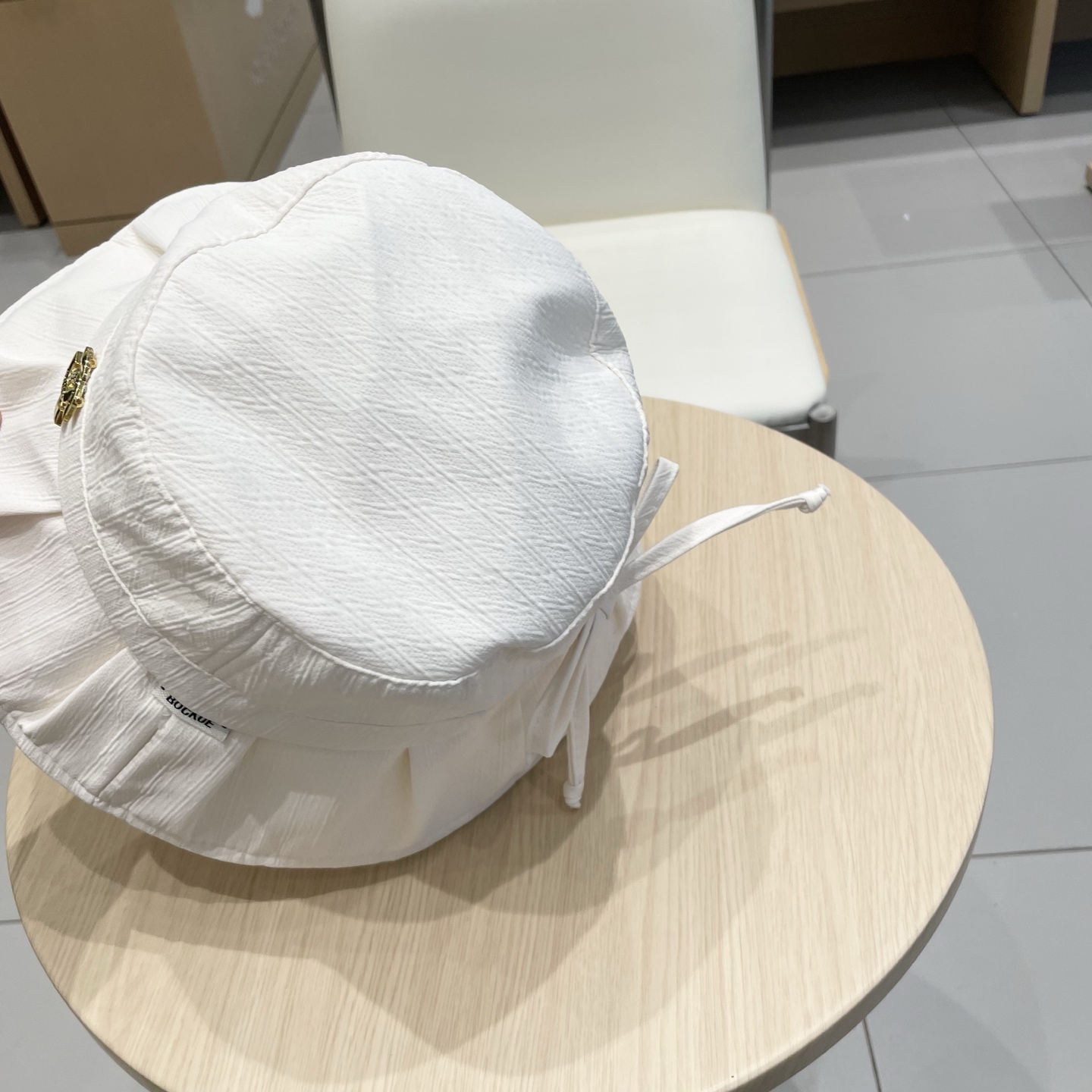  chanel简约荷叶边显脸小渔夫帽子女夏季防紫外线遮阳帽出游防晒帽潮