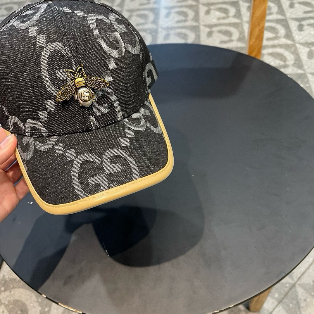  古奇Gucci 新款原单棒球帽🧢， 精致純也格调很有感觉，很酷很时尚，专柜断货热门，质量超赞