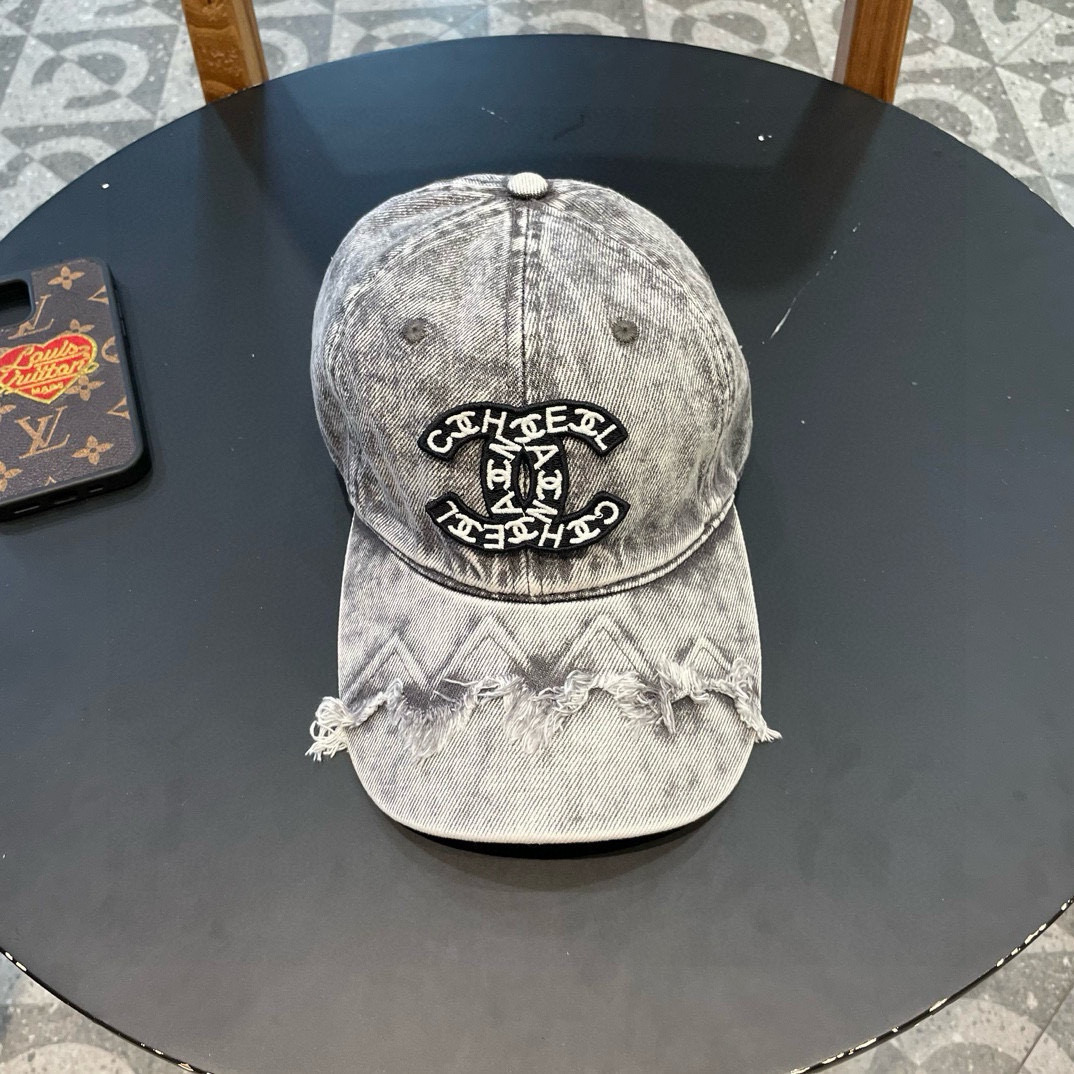  CHANEL香奈儿】牛仔2025新款简约风，新品系列棒球帽，爆款，大牌同步，超好搭配，出货！