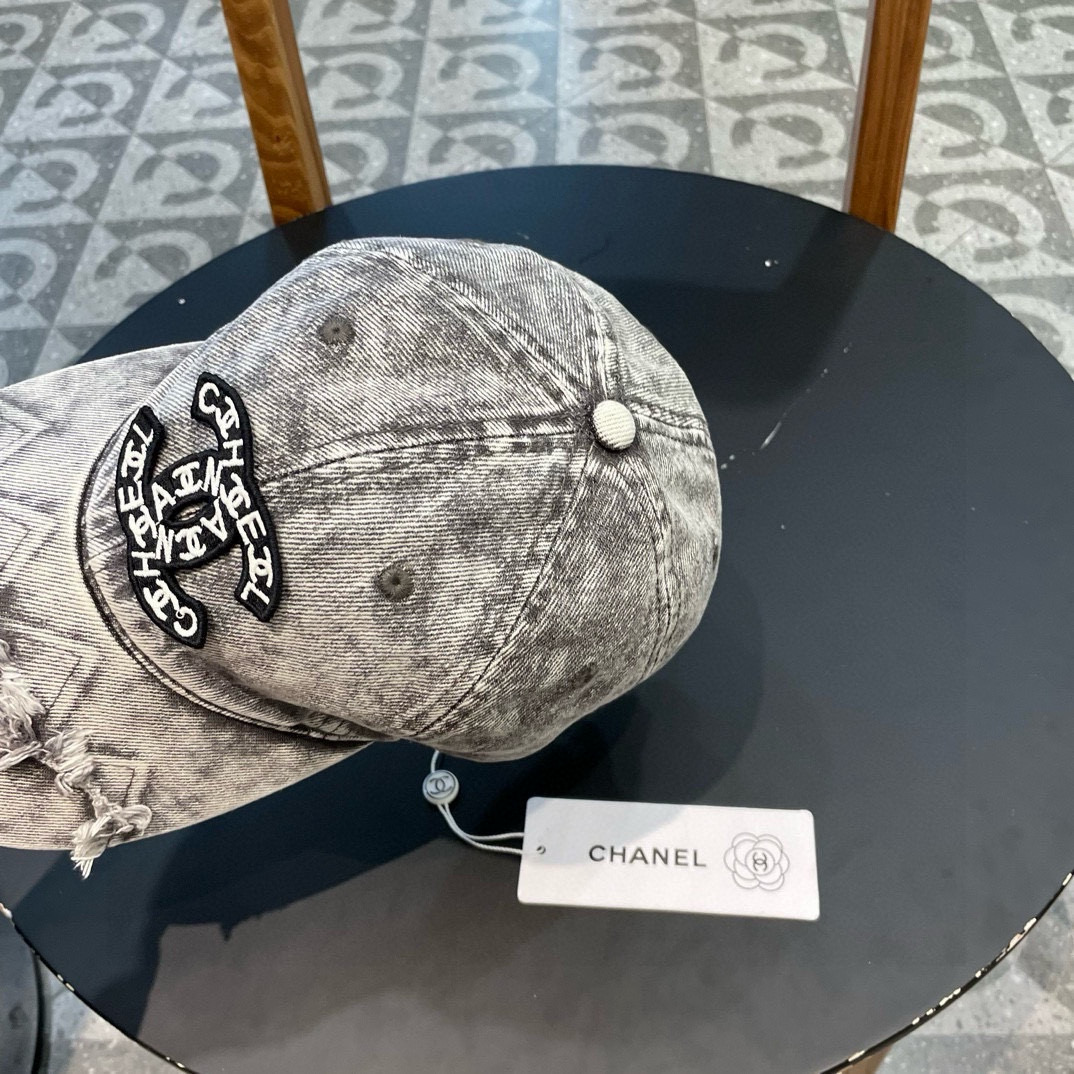  CHANEL香奈儿】牛仔2025新款简约风，新品系列棒球帽，爆款，大牌同步，超好搭配，出货！
