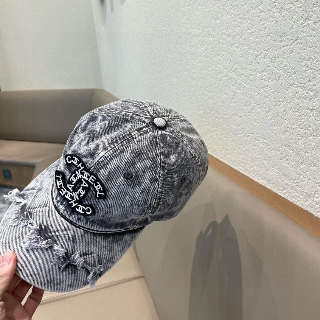  CHANEL香奈儿】牛仔2025新款简约风，新品系列棒球帽，爆款，大牌同步，超好搭配，出货！
