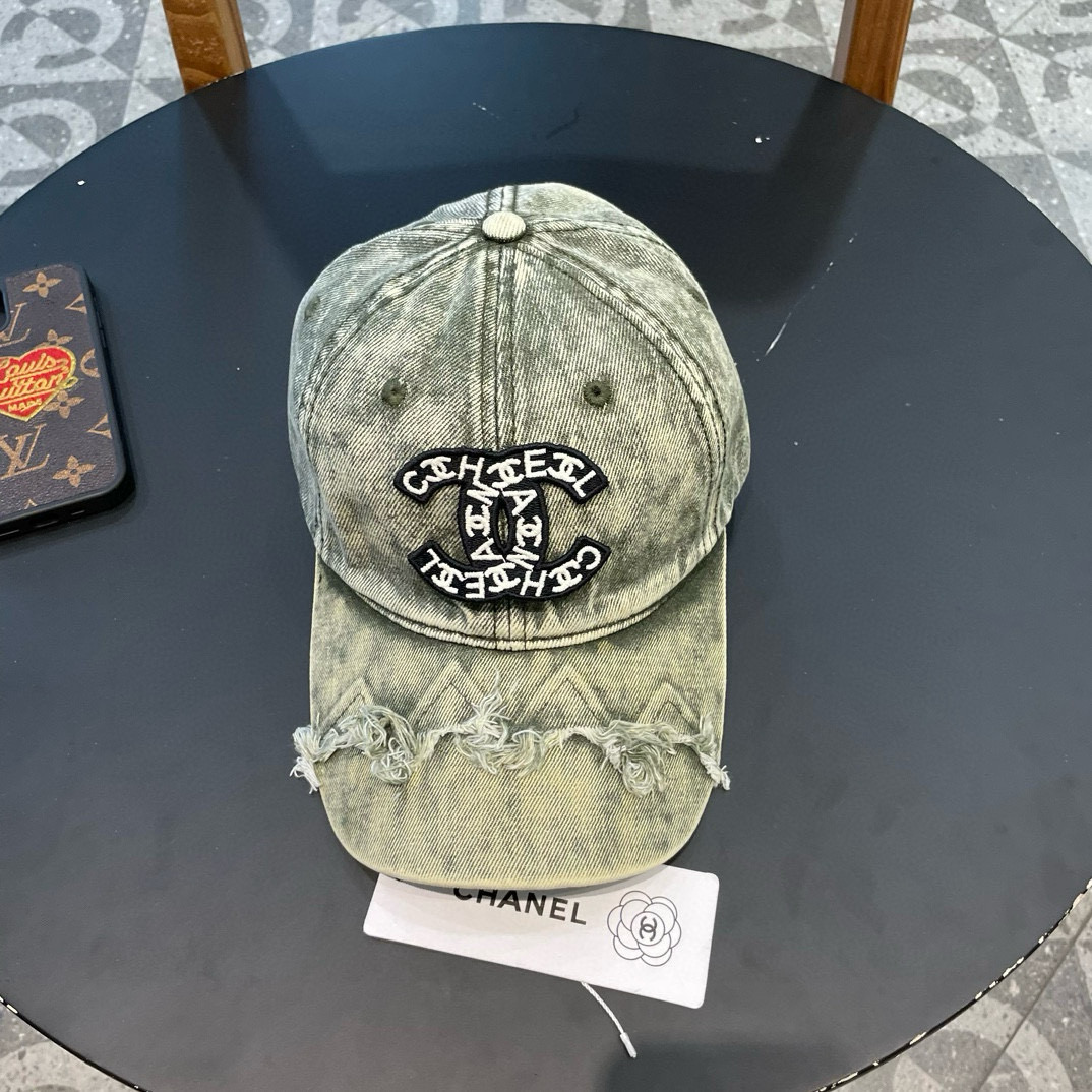  CHANEL香奈儿】牛仔2025新款简约风，新品系列棒球帽，爆款，大牌同步，超好搭配，出货！