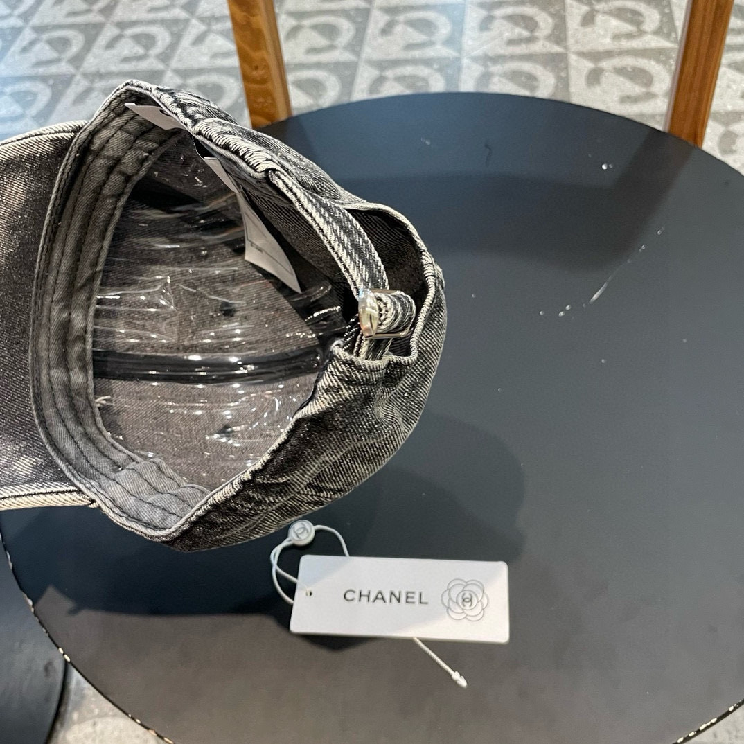  CHANEL香奈儿】牛仔新款简约风，新品系列棒球帽，爆款，大牌同步，超好搭配，出货！