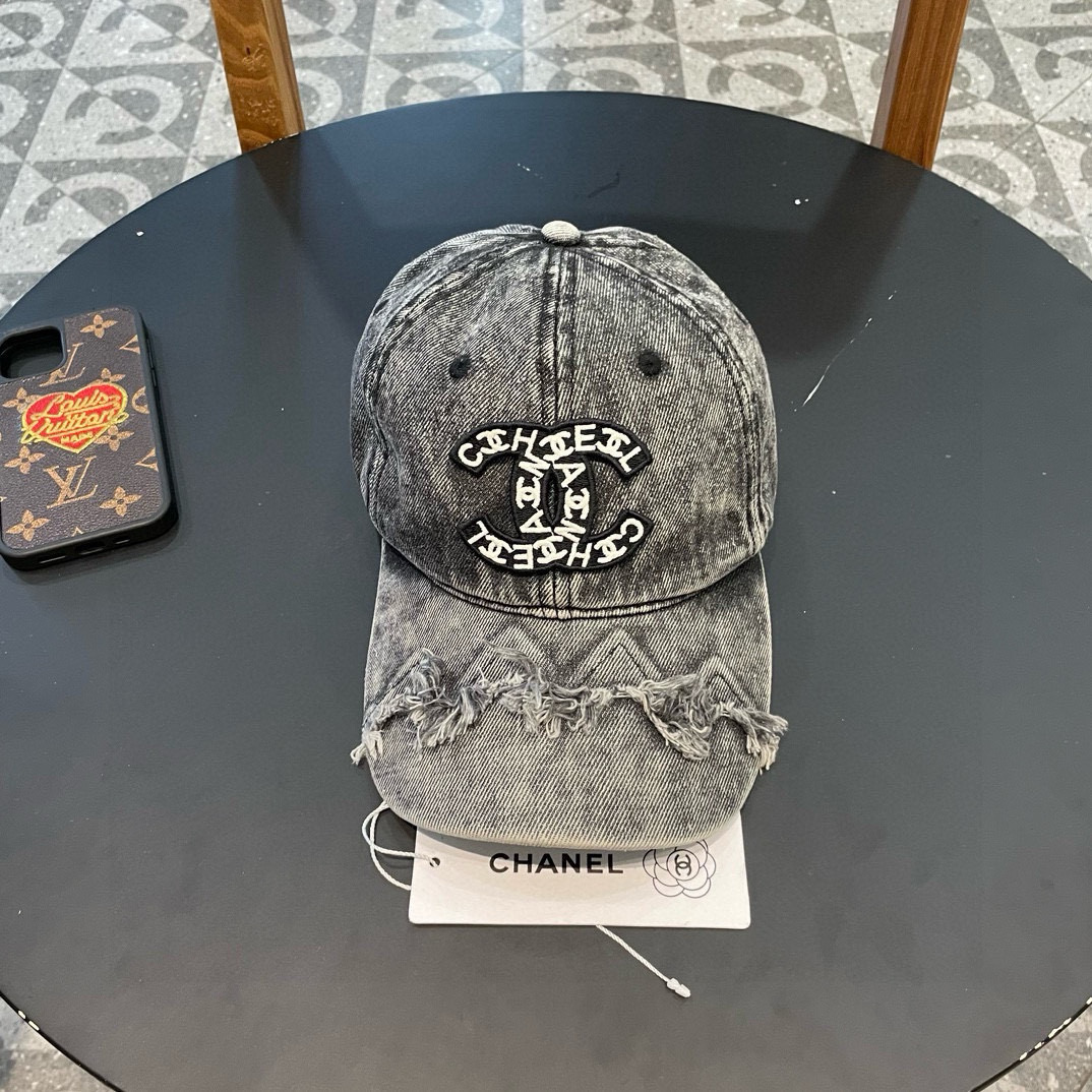  CHANEL香奈儿】牛仔新款简约风，新品系列棒球帽，爆款，大牌同步，超好搭配，出货！